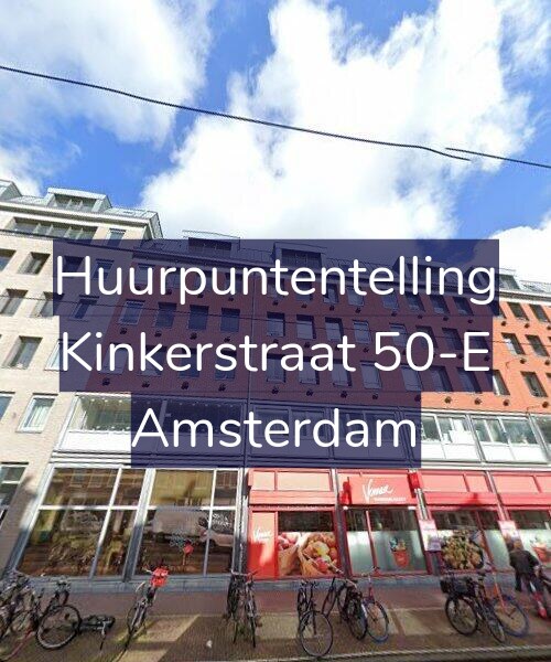 Foto gevel Huurpuntentelling voor Kinkerstraat 50-E, Amsterdam