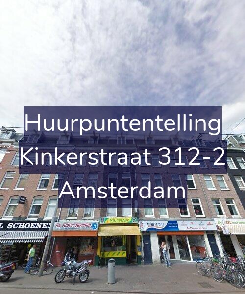 Foto gevel Huurpuntentelling voor Kinkerstraat 312-2, Amsterdam