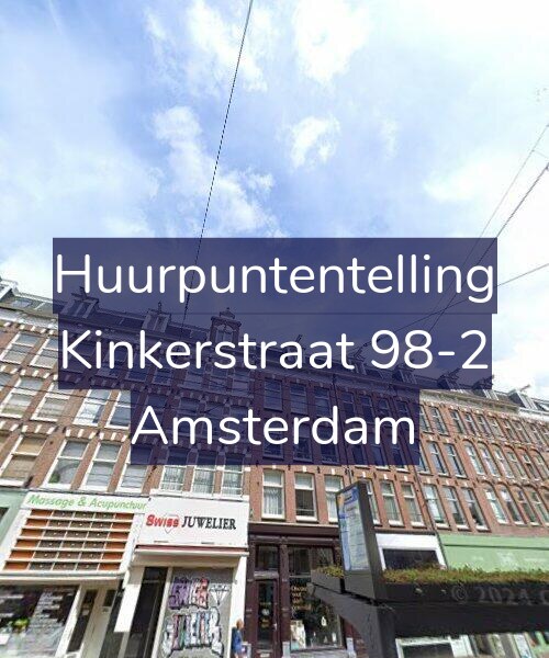 Foto gevel Huurpuntentelling voor Kinkerstraat 98-2, Amsterdam