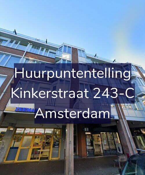 Foto gevel Huurpuntentelling voor Kinkerstraat 243-C, Amsterdam
