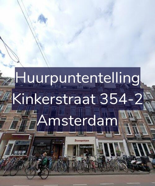 Foto gevel Huurpuntentelling voor Kinkerstraat 354-2, Amsterdam