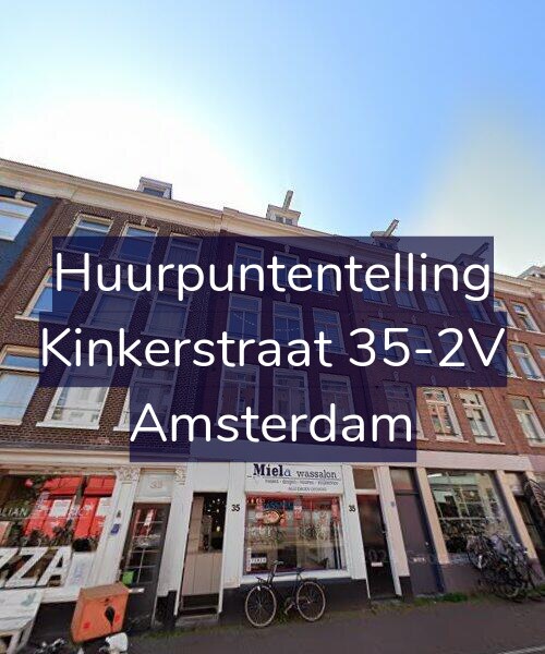 Foto gevel Huurpuntentelling voor Kinkerstraat 35-2V, Amsterdam