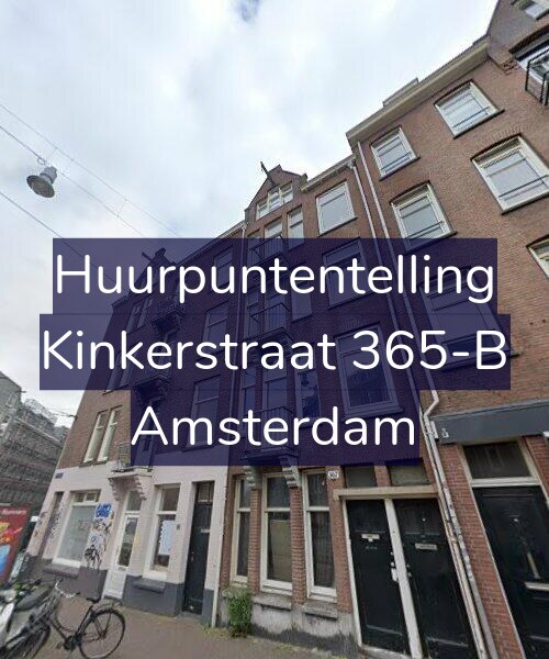 Foto gevel Huurpuntentelling voor Kinkerstraat 365-B, Amsterdam