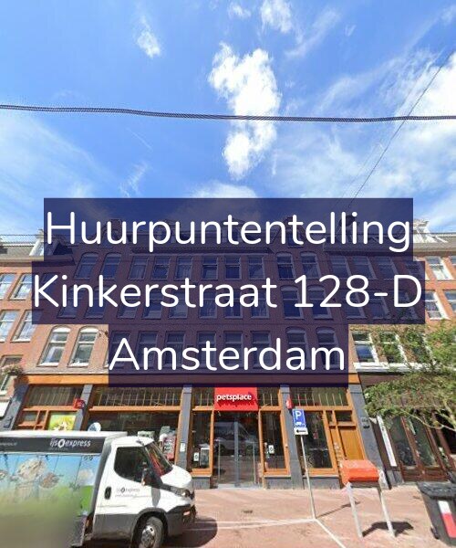 Foto gevel Huurpuntentelling voor Kinkerstraat 128-D, Amsterdam