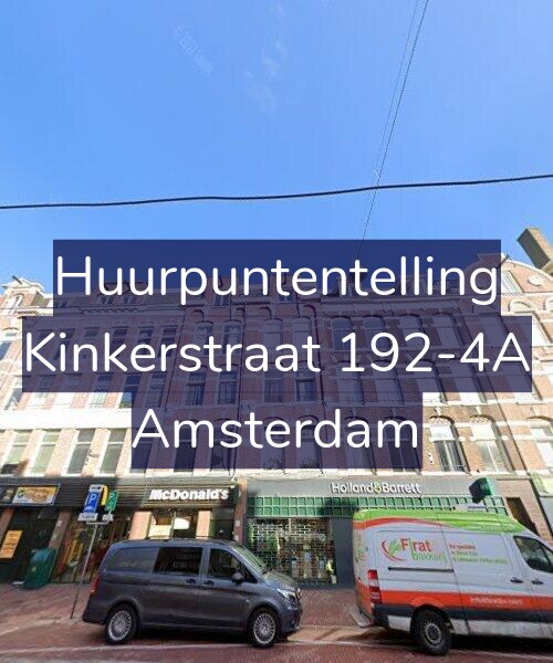 Foto gevel Huurpuntentelling voor Kinkerstraat 192-4A, Amsterdam