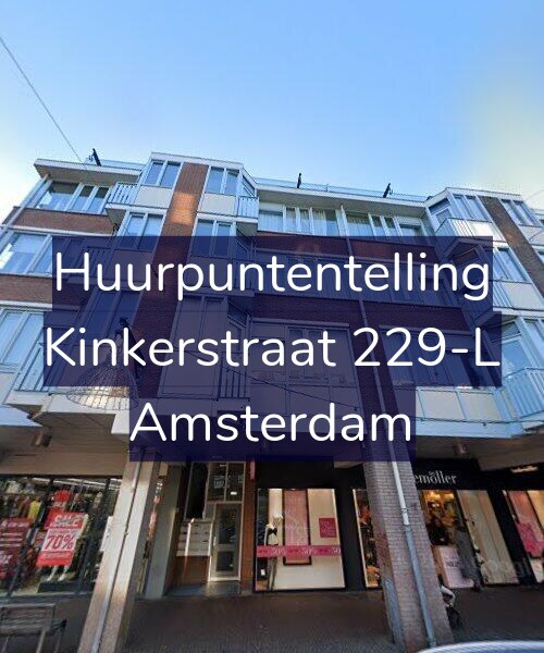 Foto gevel Huurpuntentelling voor Kinkerstraat 229-L, Amsterdam