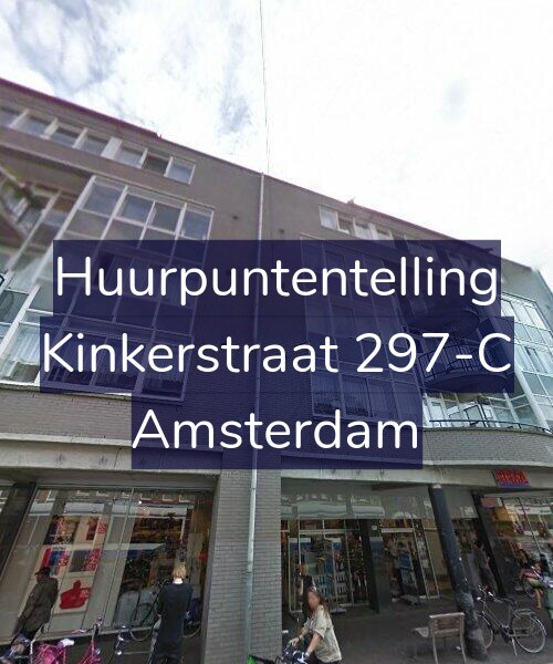 Foto gevel Huurpuntentelling voor Kinkerstraat 297-C, Amsterdam