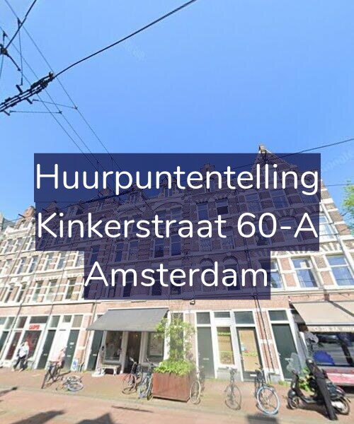 Foto gevel Huurpuntentelling voor Kinkerstraat 60-A, Amsterdam