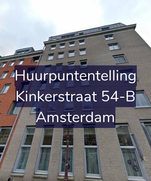 Foto gevel Huurpuntentelling voor Kinkerstraat 54-B, Amsterdam