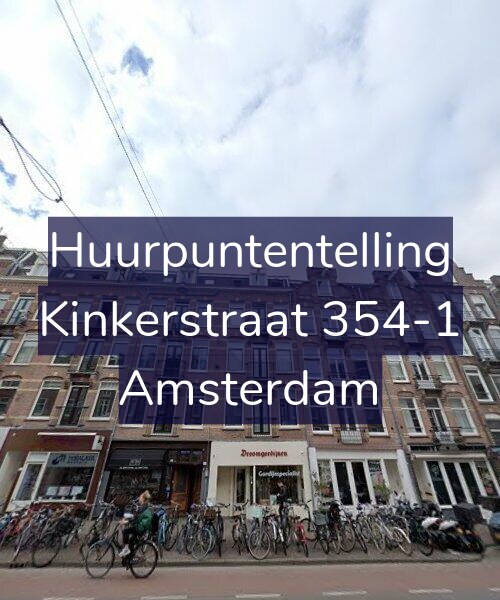 Foto gevel Huurpuntentelling voor Kinkerstraat 354-1, Amsterdam