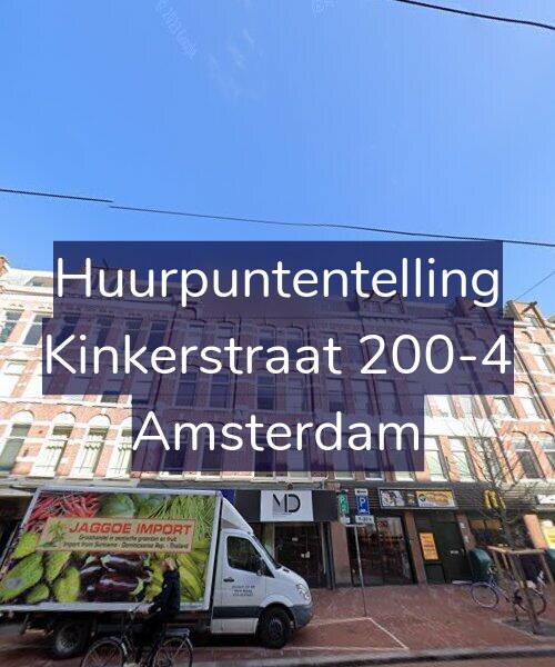 Foto gevel Huurpuntentelling voor Kinkerstraat 200-4, Amsterdam