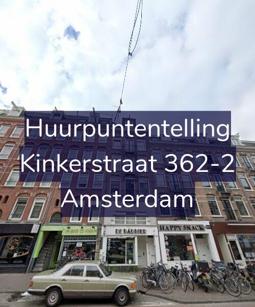 Foto gevel Huurpuntentelling voor Kinkerstraat 362-2, Amsterdam