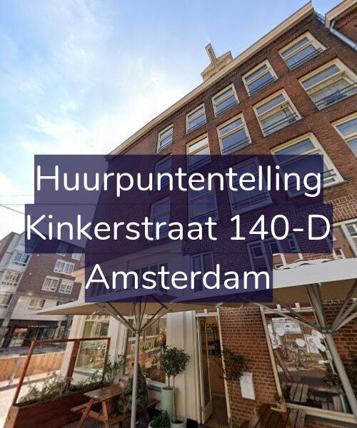 Foto gevel Huurpuntentelling voor Kinkerstraat 140-D, Amsterdam