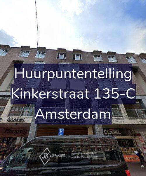 Foto gevel Huurpuntentelling voor Kinkerstraat 135-C, Amsterdam