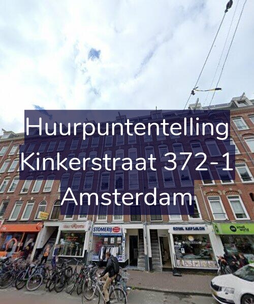 Foto gevel Huurpuntentelling voor Kinkerstraat 372-1, Amsterdam