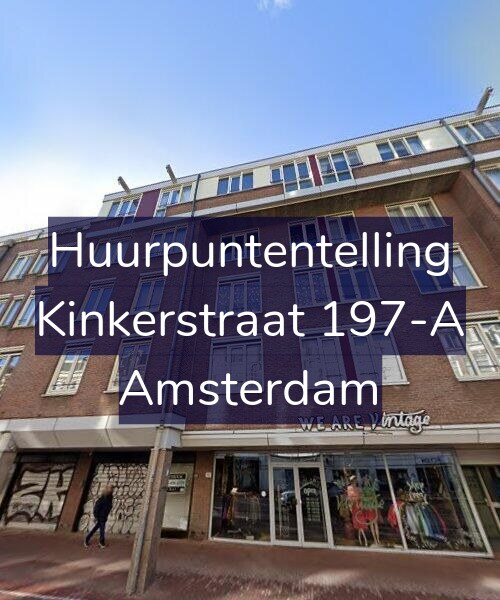 Foto gevel Huurpuntentelling voor Kinkerstraat 197-A, Amsterdam