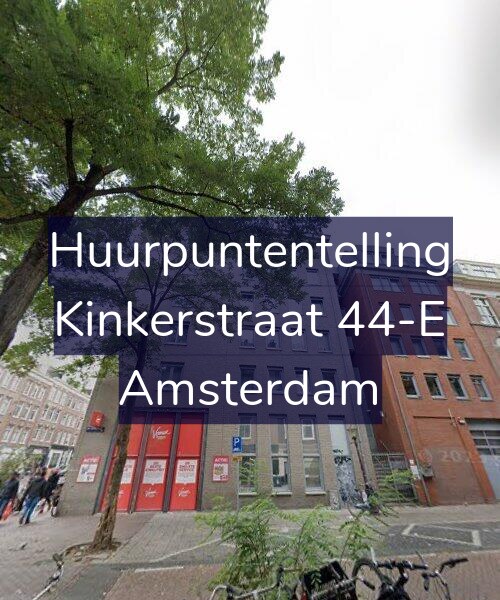 Foto gevel Huurpuntentelling voor Kinkerstraat 44-E, Amsterdam