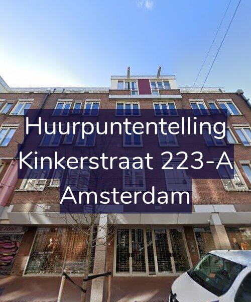 Foto gevel Huurpuntentelling voor Kinkerstraat 223-A, Amsterdam