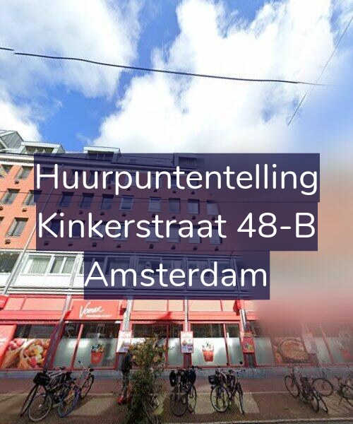 Foto gevel Huurpuntentelling voor Kinkerstraat 48-B, Amsterdam