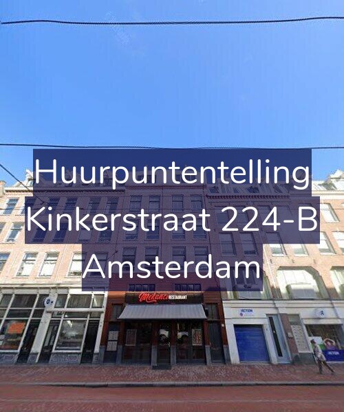 Foto gevel Huurpuntentelling voor Kinkerstraat 224-B, Amsterdam