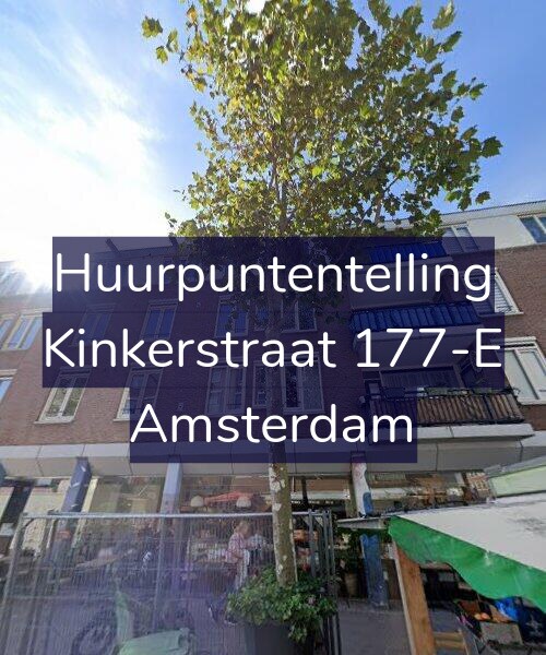 Foto gevel Huurpuntentelling voor Kinkerstraat 177-E, Amsterdam