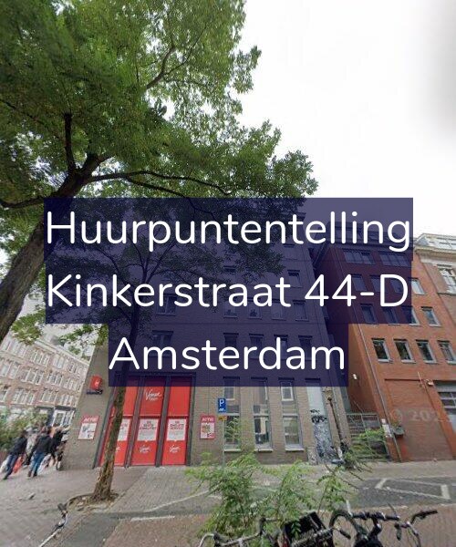 Foto gevel Huurpuntentelling voor Kinkerstraat 44-D, Amsterdam