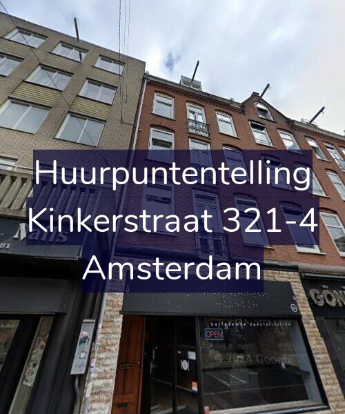 Foto gevel Huurpuntentelling voor Kinkerstraat 321-4, Amsterdam