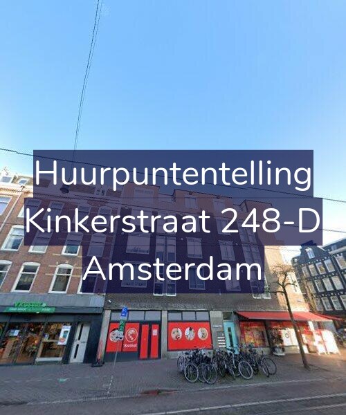 Foto gevel Huurpuntentelling voor Kinkerstraat 248-D, Amsterdam