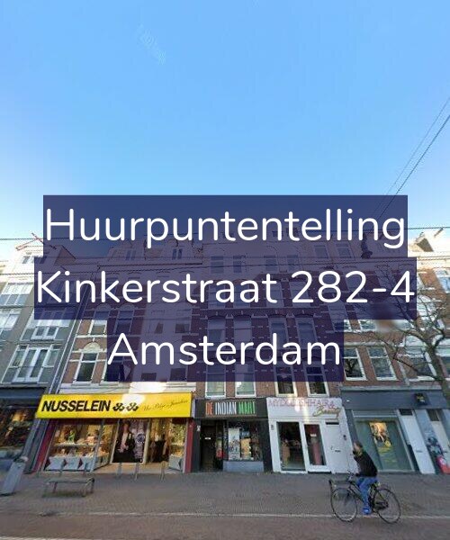 Foto gevel Huurpuntentelling voor Kinkerstraat 282-4, Amsterdam