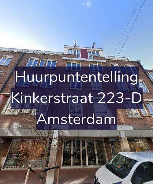Foto gevel Huurpuntentelling voor Kinkerstraat 223-D, Amsterdam