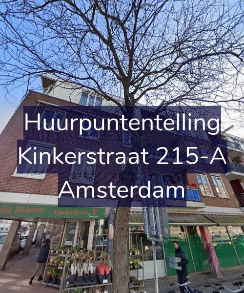 Foto gevel Huurpuntentelling voor Kinkerstraat 215-A, Amsterdam
