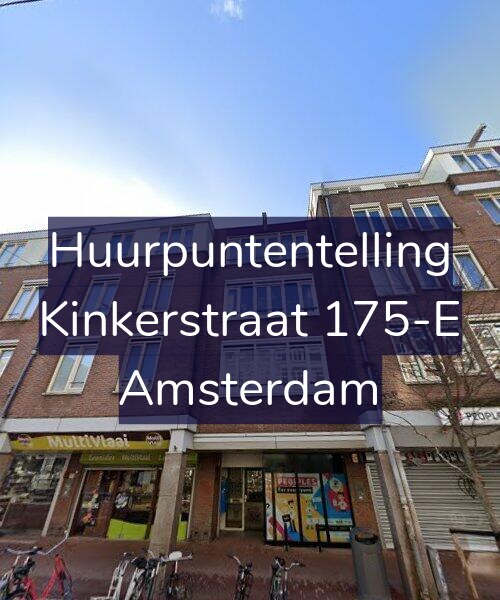 Foto gevel Huurpuntentelling voor Kinkerstraat 175-E, Amsterdam