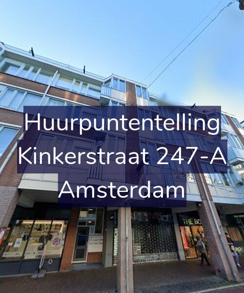 Foto gevel Huurpuntentelling voor Kinkerstraat 247-A, Amsterdam