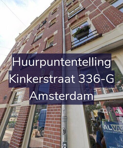 Foto gevel Huurpuntentelling voor Kinkerstraat 336-G, Amsterdam