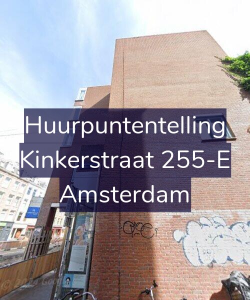 Foto gevel Huurpuntentelling voor Kinkerstraat 255-E, Amsterdam