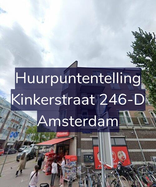 Foto gevel Huurpuntentelling voor Kinkerstraat 246-D, Amsterdam