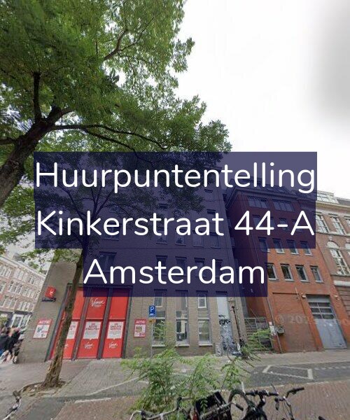 Foto gevel Huurpuntentelling voor Kinkerstraat 44-A, Amsterdam