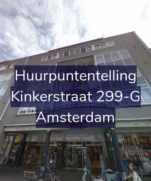Foto gevel Huurpuntentelling voor Kinkerstraat 299-G, Amsterdam