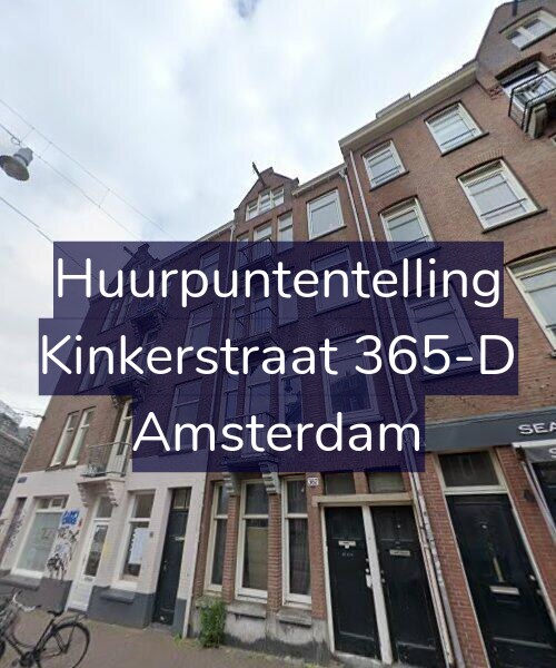 Foto gevel Huurpuntentelling voor Kinkerstraat 365-D, Amsterdam