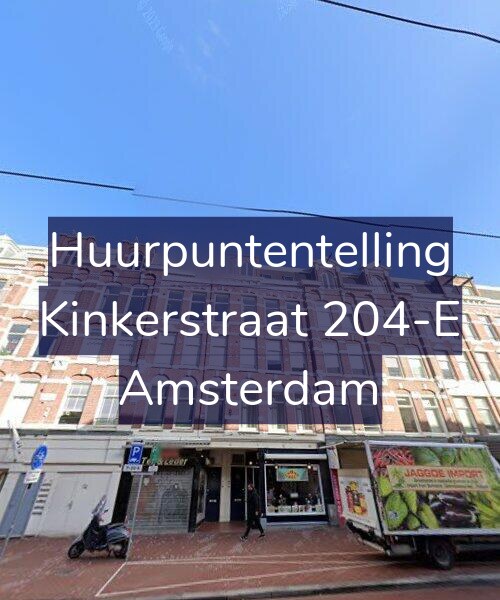 Foto gevel Huurpuntentelling voor Kinkerstraat 204-E, Amsterdam