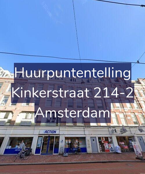 Foto gevel Huurpuntentelling voor Kinkerstraat 214-2, Amsterdam