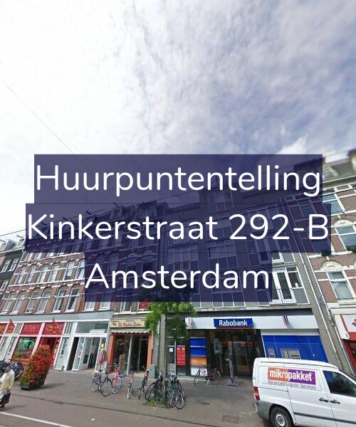 Foto gevel Huurpuntentelling voor Kinkerstraat 292-B, Amsterdam