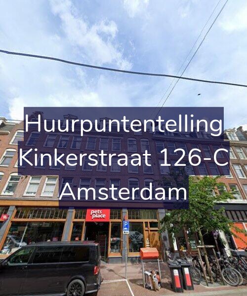 Foto gevel Huurpuntentelling voor Kinkerstraat 126-C, Amsterdam