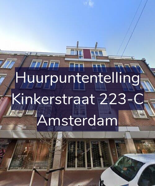 Foto gevel Huurpuntentelling voor Kinkerstraat 223-C, Amsterdam
