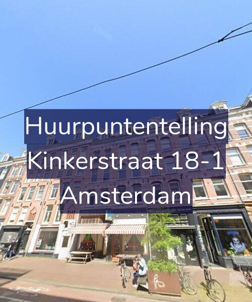 Foto gevel Huurpuntentelling voor Kinkerstraat 18-1, Amsterdam