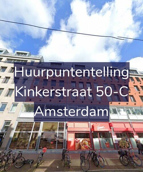 Foto gevel Huurpuntentelling voor Kinkerstraat 50-C, Amsterdam