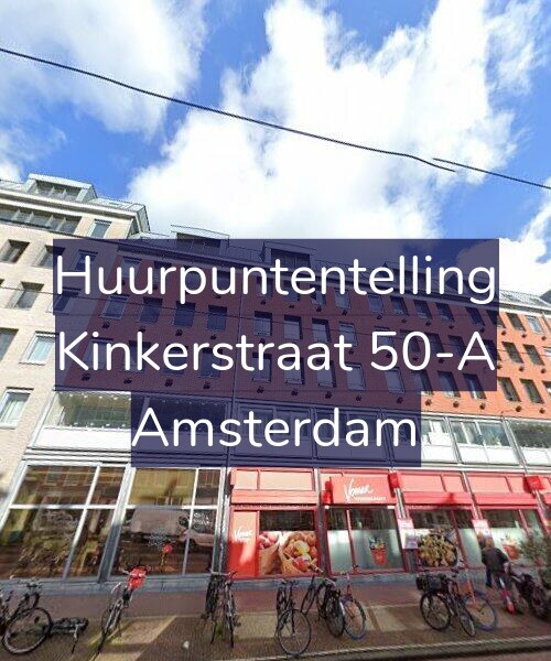 Foto gevel Huurpuntentelling voor Kinkerstraat 50-A, Amsterdam