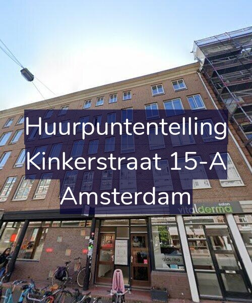 Foto gevel Huurpuntentelling voor Kinkerstraat 15-A, Amsterdam
