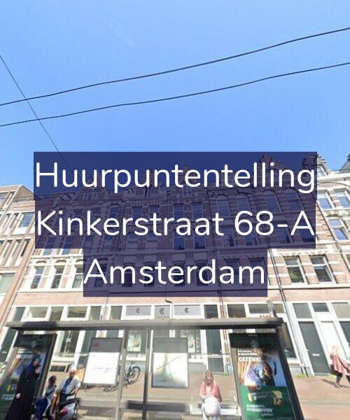 Foto gevel Huurpuntentelling voor Kinkerstraat 68-A, Amsterdam