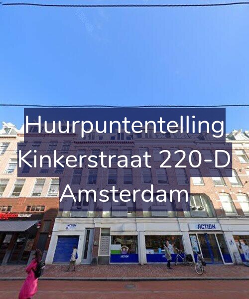 Foto gevel Huurpuntentelling voor Kinkerstraat 220-D, Amsterdam